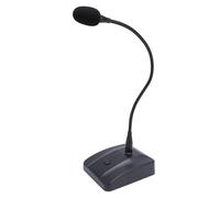 Garsent Micrófono de Condensador de Cuello de Cisne de Escritorio, Micrófonos de Podio XLR Ajustables Cardioides con Base para Conferencias, Reuniones, Transmisión de Videoconferencias