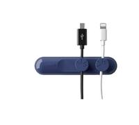 Garsent Organizador de Cables de Datos Abrazadera de Cable Negra Autoadhesiva Plástico No Material Twist Auricular Limpie Primero Adecuado para Todas las Superficies Limpias Qingzang Azul/Nogal Negro