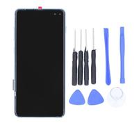 Garsent Pantalla TFT para S10 Plus, Reemplazo de Pantalla con Kit de Marco para S10+ G975f G975u G975w, Pantalla LCD Digitalizador de Pantalla Táctil, 6.4 Pulgadas, Sin Función de