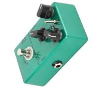Garsent Pedal de Guitarra Screamer Overdrive de Tubo Ajustable, Accesorio de Efecto Portátil con Indicador LED para Tocar Guitarra, Metal, Verde (Efecto overdrive manual TUBE SCREAMER)