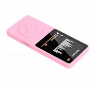 Garsent Reproductor MP3 con Bluetooth 5.3, Reproductor de Música HiFi Portátil para Correr Deportes, Pantalla LCD de 1,8 Pulgadas Radio FM Lector de Libros Electrónicos Grabadora de Voz, (Pink)