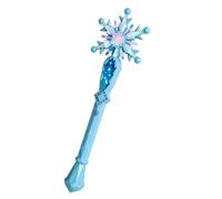 Garsent Varita Musical de Copo de Nieve con Luz LED, Juguete de Princesa, Juego de rol Mágico, Varita de Hadas con Interruptor de un Botón, Divertido Juguete de Fiesta para Niñas (Blue)