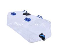 Garsent Vejiga de Almacenamiento de Agua, Caja de Agua Portátil de 30 Galones, Almacenamiento de Agua Grande, Contenedor de Bolsa de Agua Plegable Transparente para Camping, Jardín,