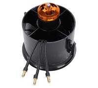 Garsent Ventilador con Conductos de 70 Mm 1900G Empuje 12 Aspas EDF 1800KV Tablero de Control de Motor sin Escobillas para Ventiladores de Turbina Violentos - Enfriamiento de Alto Rendimiento