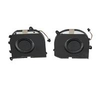 Garsent Ventilador de Refrigeración para Portátil XPS 15 9570 7590 Series 008YY9 0TK9J1, 4Pin CPU GPU Cooler, DC 5V 0.5A CPU GPU Cooling Fan, Reemplazo Ventilador de