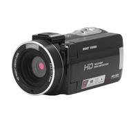 Garsent Videocámara con Cámara de Video, Digital Full HD 1080P 30MP 3.0 Pulgadas con Rotación de 270 Grados, Videocámara con Zoom Digital LCD 18X con Batería, Cámara Vlogging para
