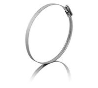 GARSIDURO® 2 abrazaderas de manguera de acero inoxidable 110-130mm - abrazaderas metalicas para tubos en calidad industrial DIN3017 - abrazaderas de tubo inox para secadoras, tubos escape | 110-130 mm