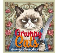 Garstige Katzen Malbuch für Erwachsene Graustufen: Katzen Graustufen Malbuch für Erwachsene | Katzen Malbuch | superlustige grantige Katzen | Katzen ... cats doing things grauscale Coloring Book