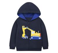 Garsumiss Sudadera con Capucha para Niños Lindo Dibujo Animal Dinosaurios Encapuchado Abrigos, Estilo 10, 8 años