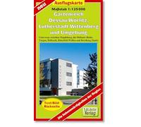 Gartenreich Dessau-Wörlitz, Lutherstadt Wittenberg und Umgebung. Ausflugskarte: Unterwegs zwischen Magdeburg, der Dübener Heide, Torgau, Delitzsch, Bitterfeld-Wolfen und Bernburg (Saale)