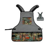 Gartenschürze - Arbeits Schürze Für Männer Und Frauen - Einstellbare Leichte Mit Taschen Für Gartenarbeit Kochen Grillen Backen Ernte Kreativbereich Küche Werkzeug