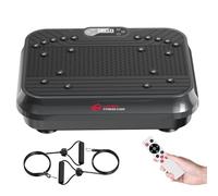 GartistGo Plataforma Vibratoria de Ejercicios, Modelo 2026 con Bandas de Resistencia, 250 Niveles de Velocidad Ajustables para Entrenamientos de Cuerpo Completo
