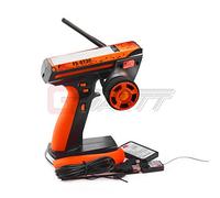 GARTT Flysky FS-GT3C 2.4 G 3 Canales 3 Canales transmisor transmisor Receptor de Pistola TX batería Cable USB para Coche RC Barco