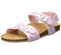 Garvalín 212437-A, Sandalia Niñas, Rosa Y Rayos (Mat Y Estampado), 25 EU