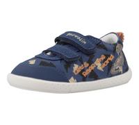 Garvalín 242350-A Zapatillas para niño, Estampado de dragón, Color Marino, Calzado Respetuoso para niños, con Velcro NIÑO Zapatillas Marino 19