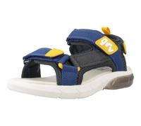 Garvalín 242855-A Sandalias deportivas para niños, color azul marino y amarillo, sandalias con velcro para verano NIÑO SANDALIAS MARINO 32