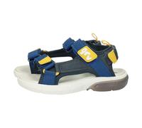 Garvalín 242855-A Sandalias deportivas para niños, color azul marino y amarillo, sandalias con velcro para verano NIÑO SANDALIAS MARINO 33