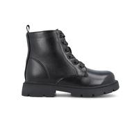 Garvalín Bota Básica Negra Niño 251560-A054 - Estilo Casual, Suela Antideslizante, Cordones Decorativos y Cierre Lateral