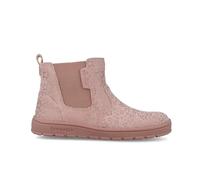Garvalín Bota Niña 251500-B193 | Botines Rosa con Estampado de Estrellas | Cierre Lateral y Elástico | Suela Flexible y Cómoda
