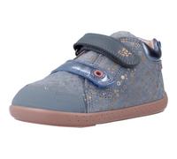 Garvalín Botín Barefoot Bebé Niña 251304-B626 | Botines Rosa con Laminado Oro | Cierre de Cierre Ajustable | Suela Barefoot Flex