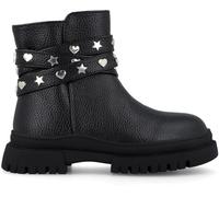 Botines para chica Garvalin 251566 Cinta Estrellas NEGRO_A054 36