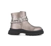 Botines para chica Garvalin 251566 Cinta Estrellas PLOMO_B200 36