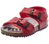 Garvalín Sandalia roja bio hebillas monster