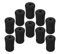 GARVALON 10 Piezas de Esponja de Rodillo para Máquina de Entrenamiento Abdominal Almohadillas Pies Aplicables de Espuma Repuestos para Equipos de Fitness Accesorios para Ejercicios en