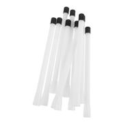 GARVALON 10 piezas Extensores Válvula Neumáticos Prolongador Inflador Ruedas Coche Moto Camión Blanco