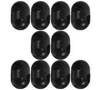 GARVALON 10 Piezas Mosquetones de Cuerda Pequeños Cierres de Conexión Reutilizables Hebillas de Plástico para Escalada al Aire Fijador de Cuerda para Redes de Escalada Estructuras