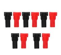 GARVALON 10 Piezas Protector de Bornes Batería Tapas Aislantes Impermeables con Marcas Positivo y Negativo para Coche Prevención Cortocircuitos Fácil Instalación