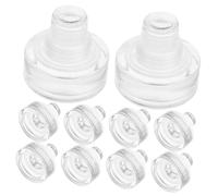 GARVALON 10 piezas Taponador de Botella de Vino Tipo de Tapón de Vidrio Sellado para Botellas de Cerveza y Vino Conserva Sabor y Frescura