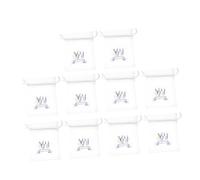 GARVALON 10 Unidades Bolsas de Organza Blancas con Cierre de Cuerda Vacíos para Lavanda y Almacenaje Versátil y Armarios Bolsa de Malla Transpirable para Detalles de Bodas y Regalos