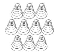 GARVALON 10 Unidades Muelles de Compresión Cónicos de Acero Inoxidable Resorte de Batería para Linterna LED Muelle de Repuesto para con Diseño de Torre para Transmisión y Resistencia
