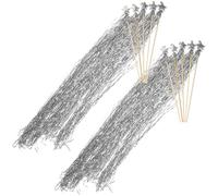 GARVALON 10 Unidades Varitas de Hadas para Niñas con Estrella y Cinta Bastones de Disfraz para Fiesta Cumpleaños y Cosplay Decoración Brillante y Ligera para Fantasía