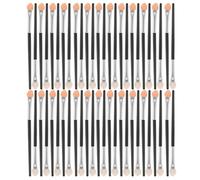 GARVALON 100 Piezas Pinceles de Esponja para Pintura de Pinceles de Detalle Fino para Manualidades Mezcla de Colores para Artistas y Modelismo Mango Negro Tubo de Aluminio