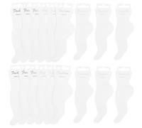 GARVALON 100 piezas Tarjetas Blancas Forma para Exhibición de Pulseras y Tobilleras Cartulina Duradera y Elegante para Joyería Soporte Práctico y Decorativo para Accesorios