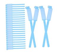 GARVALON 100piezas Brazaletes Médicos Desechables Impermeables De Identificación Hospitalaria Anti-rasgado Espacio Para Información Del Paciente Accesorio Hospitalario