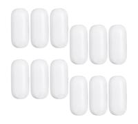 GARVALON 12 Piezas Barras Para Barras Magnéticas De Agitación Laboratory Magnetic Stirring White