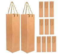 GARVALON 12 Piezas Bolsa Para Envasar Vino De Calidad Bolsa Individual Para Vino Con Asa Para Obsequio