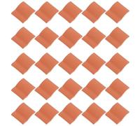 GARVALON 16 de Tejas Decorativas Rojas, Accesorio para Decoración Detallada y Construcción de Casas de Muñecas