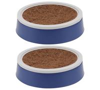 GARVALON 2 Juegos Nido con Base Plástica y Almohadilla de Accesorios Reutilizables para Cría y Cuidado de y Pájaros