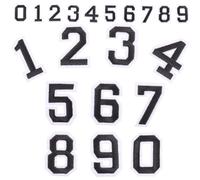 GARVALON 2 juegos Pegatinas Autoadhesivas Números para Camiseta Fútbol de Números Decoración y Reparación de Ropa Deportiva