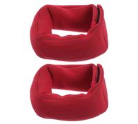 GARVALON 2 Piezas Pesas Tobillo y Muñeca Ajustables Bandas Portátiles Fitness con Saco Arena Entrenamiento Pilates Yoga Correr Diseño Seguro y Cómodo para Hombres y Mujeres