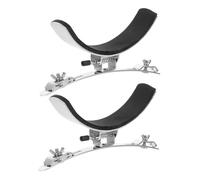 GARVALON 2 piezas Soporte para Pierna de de Marcha de Acero Inoxidable Soporte Resistente y Portátil para Instrumentos de Percusión Accesorio Ligero y Duradero para Músicos y Bandas