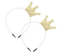GARVALON 2 Uds Diadema De Diademas Para Niñas Pequeñas Diademas De Para Niños Accesorios Para El Cabello De Cumpleaños Coronas Aros Para El Cabello Decoraciones Para El