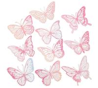 GARVALON 20 piezas Pegatinas de Mariposas Autoadhesivas Pet de Diseño Elegante y Duradero Adhesión Fuerte para Decoración de Paredes y Manualidades para Scrapbooking y Bricolaje