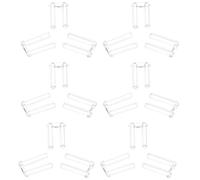 GARVALON 200 Piezas Retenedor de Lente Kit de Fijación de Anteojos Tornillos Accesorio para Porta Anteojos Herramientas para Reparación sin Montura para Uso Talleres de Óptica