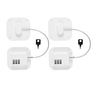 GARVALON 2piezas Cerradura Para Puerta De Refrigerador Cerraduras De Seguridad Para Adultos Fácil De Restablecer