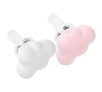 GARVALON 2piezas Clip para Perfume de Coche Clips Difusores de Ventilación Creativos Forma de Nube Accesorios de Decoración Interior para Salida de Aire Aroma para Coche